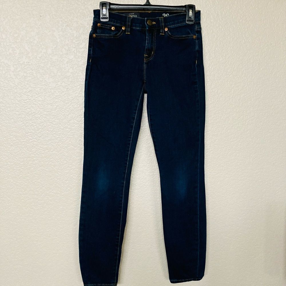 J. Crew Toothpick Ankle Crop Skinny Jeans 26